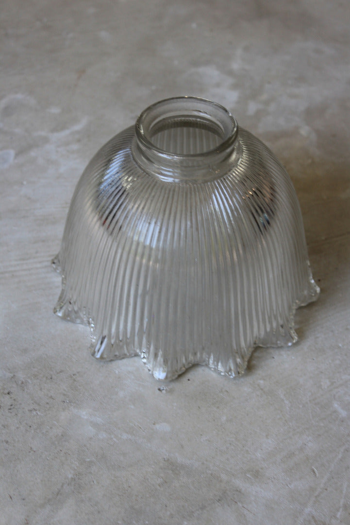 Ribbed Glass Lamp Shade - Kernow Furniture