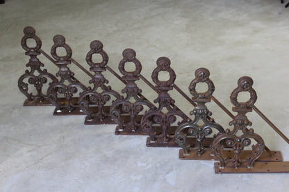 Ornate Cast Iron Wall Brackets - Kernow Furniture