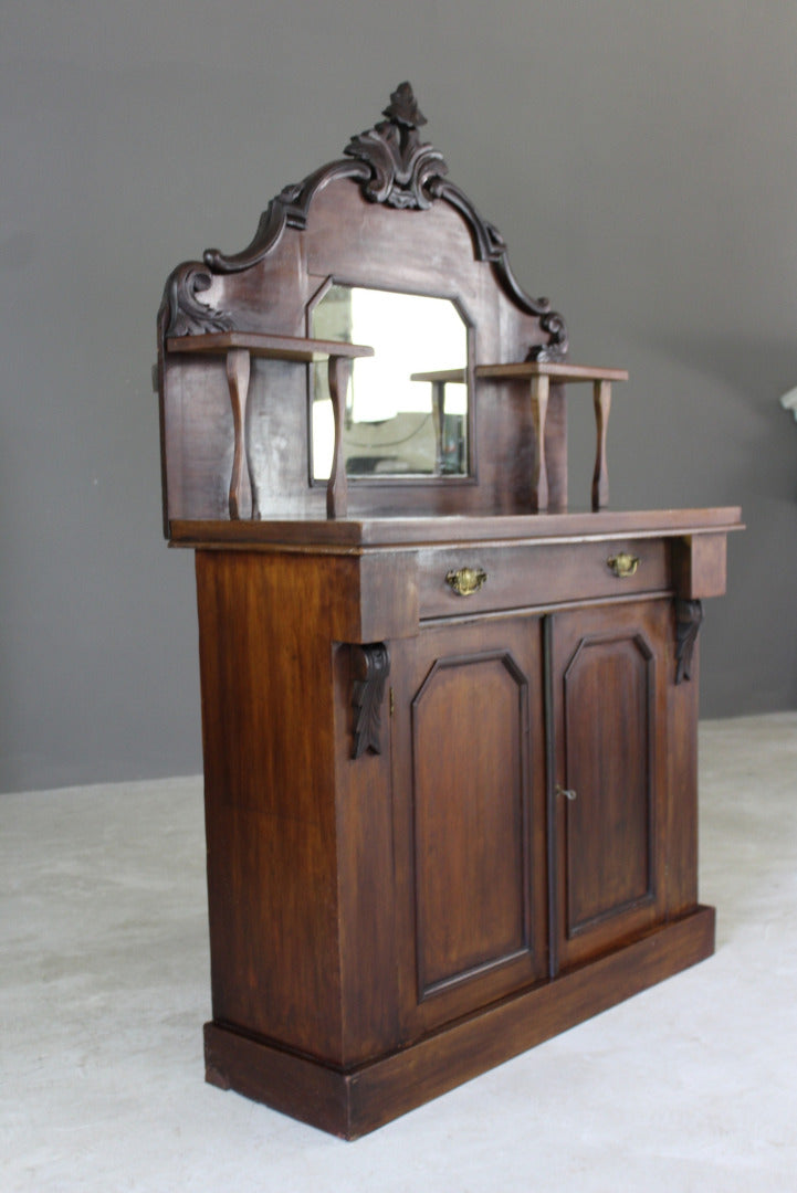 Victorian Mahogany Chiffonier - Kernow Furniture