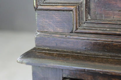 Antique Oak Bible Box on Stand - Kernow Furniture