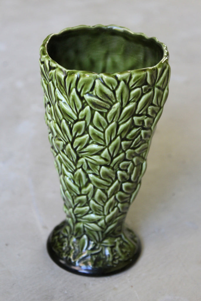 Sylvac Leaf Vase - Kernow Furniture