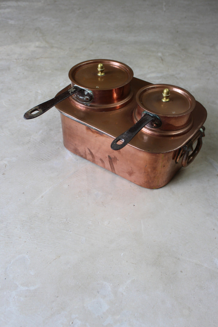 Copper Bain Marie - Kernow Furniture