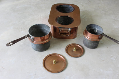 Copper Bain Marie - Kernow Furniture