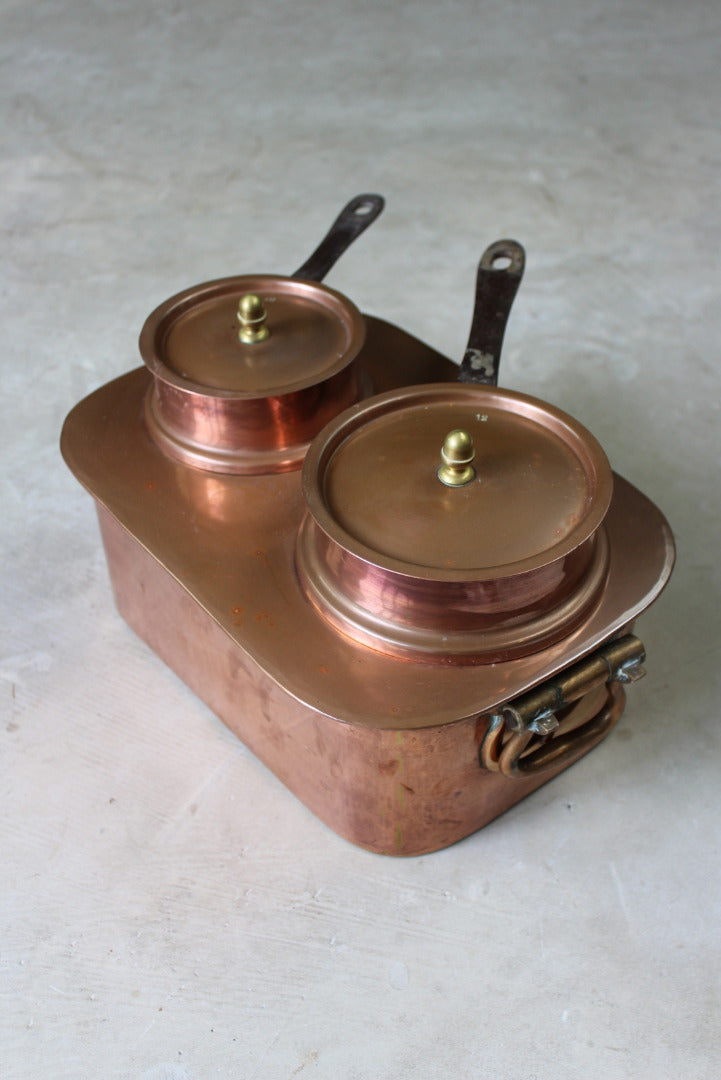 Copper Bain Marie - Kernow Furniture