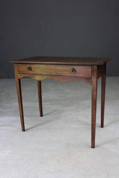 Antique Georgian Mahogany Side Table - Kernow Furniture