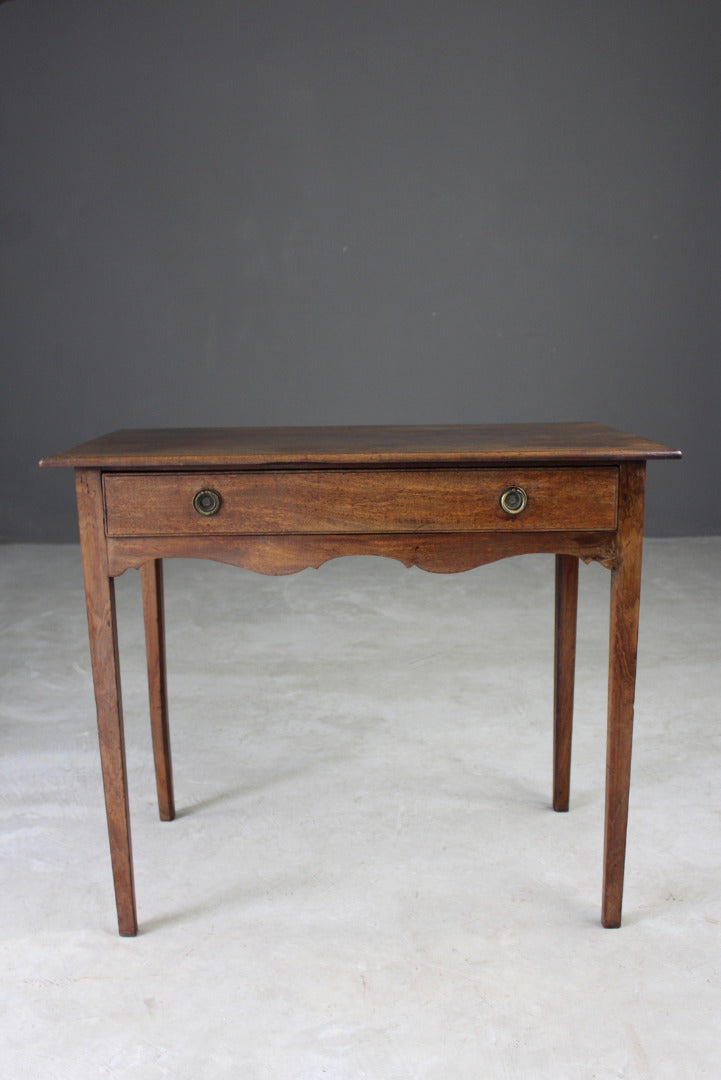 Antique Georgian Mahogany Side Table - Kernow Furniture