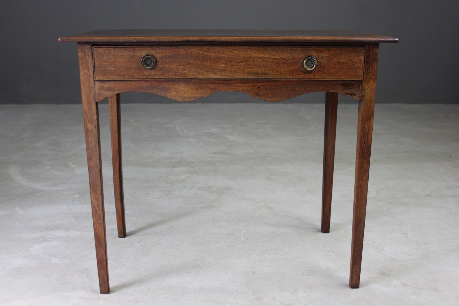 Antique Georgian Mahogany Side Table - Kernow Furniture