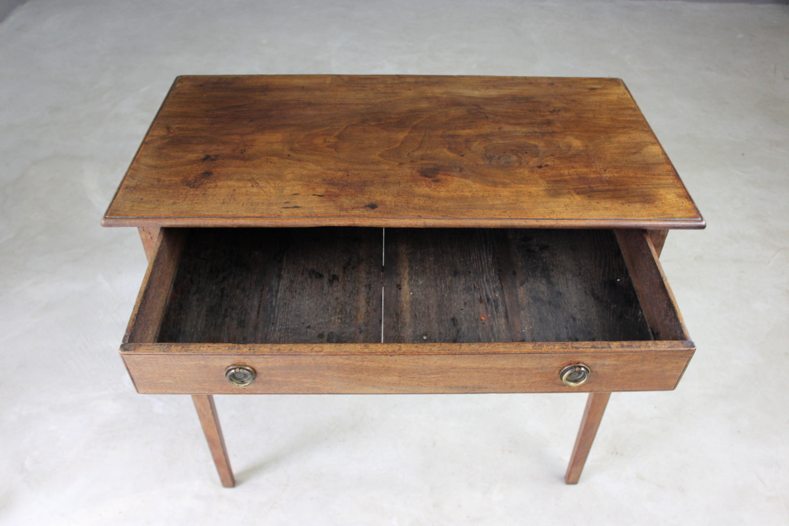 Antique Georgian Mahogany Side Table - Kernow Furniture