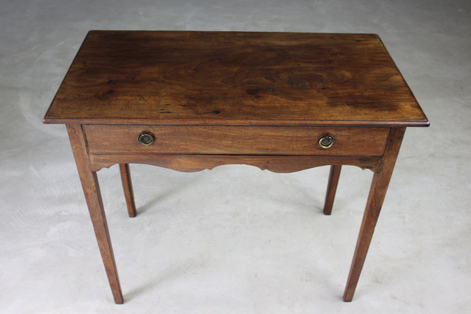 Antique Georgian Mahogany Side Table - Kernow Furniture