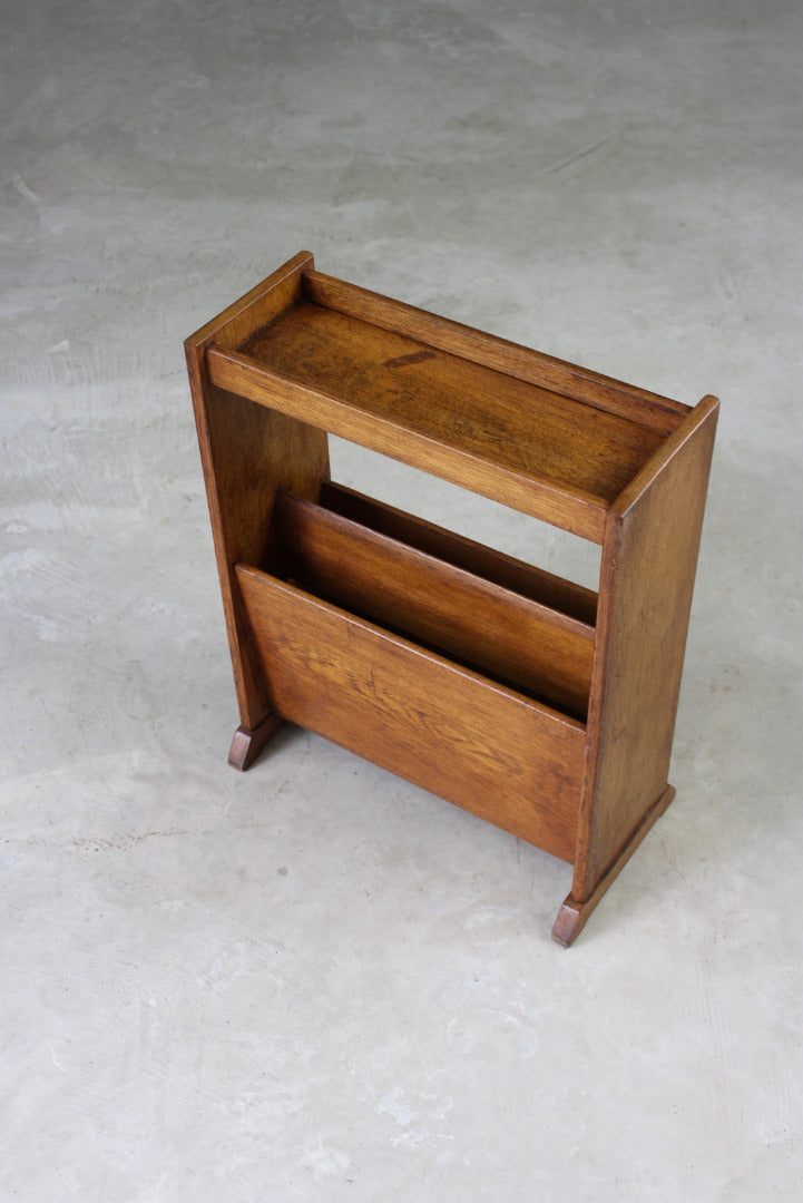 Golden Oak Magazine Rack - Kernow Furniture