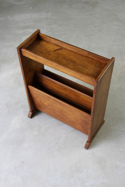 Golden Oak Magazine Rack - Kernow Furniture