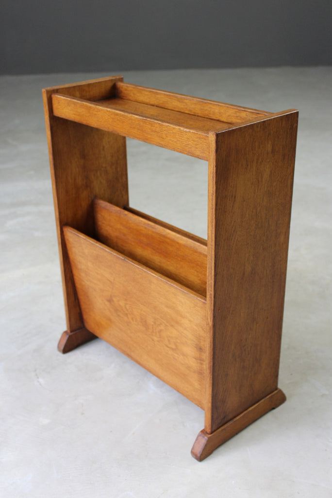 Golden Oak Magazine Rack - Kernow Furniture