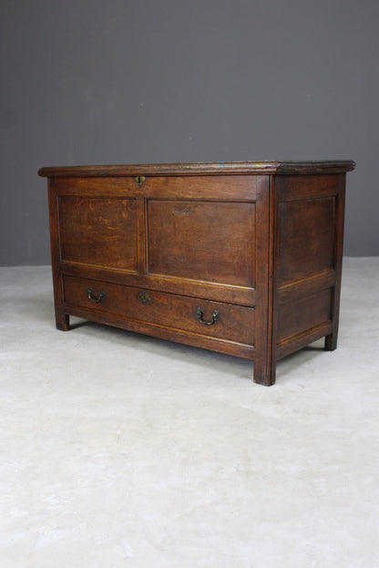 Antique Oak Mule Chest - Kernow Furniture