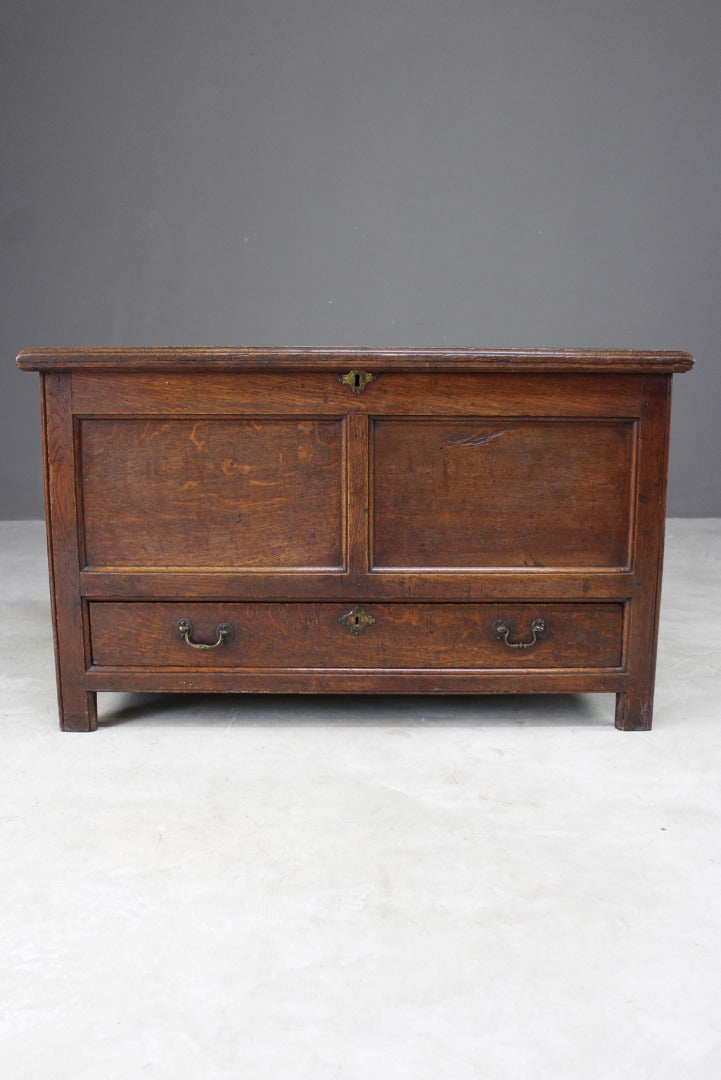 Antique Oak Mule Chest - Kernow Furniture