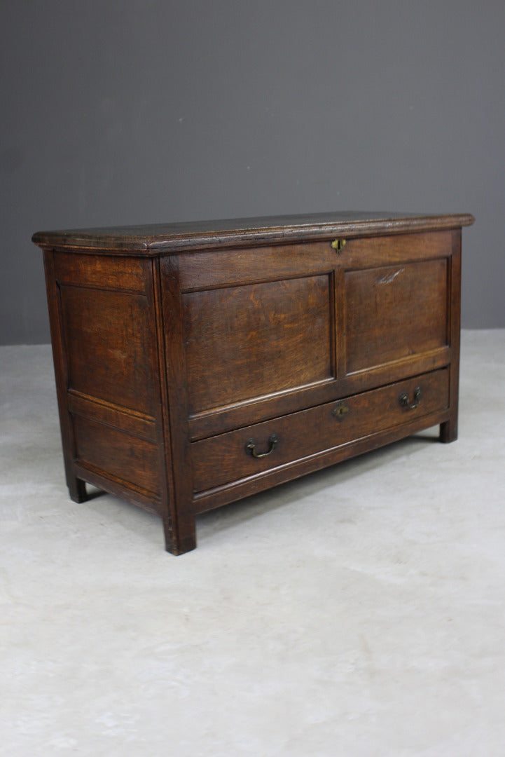 Antique Oak Mule Chest - Kernow Furniture