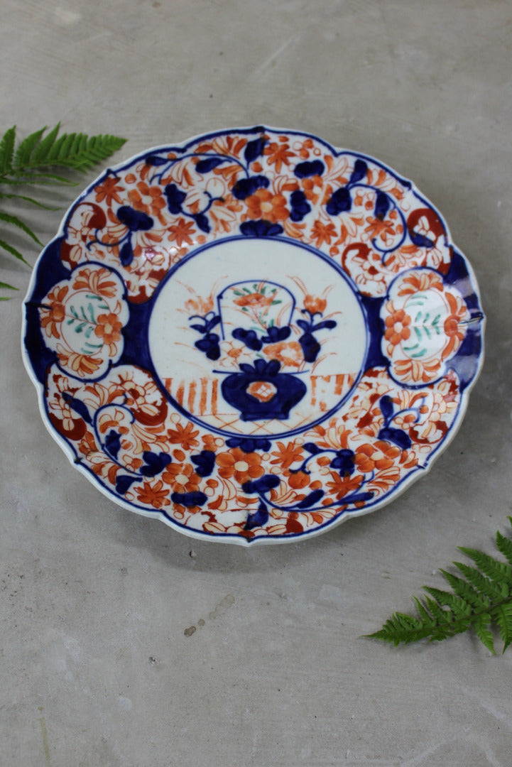 Large Imari Oriental Plate - Kernow Furniture