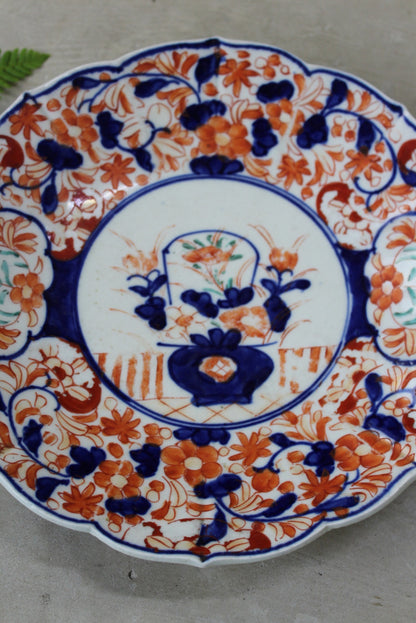 Large Imari Oriental Plate - Kernow Furniture