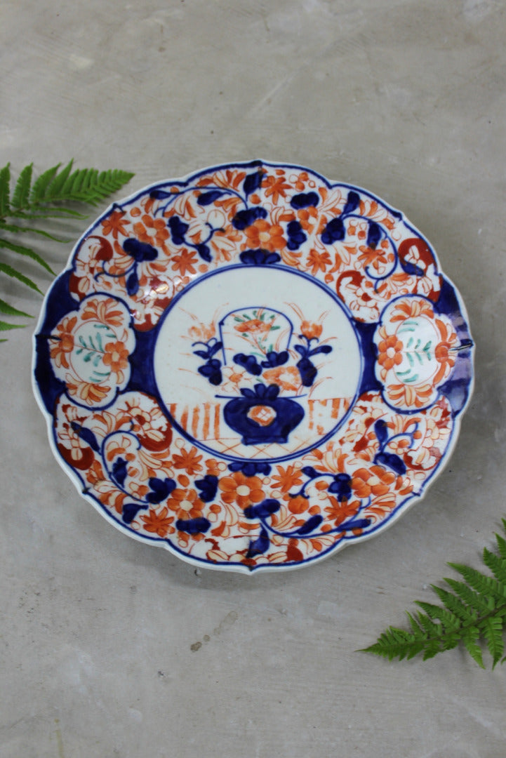 Large Imari Oriental Plate - Kernow Furniture