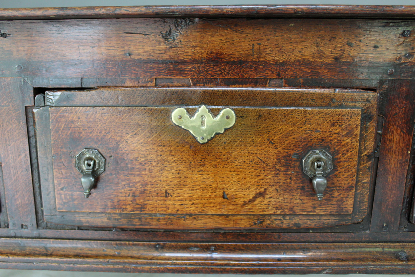 18th Century Oak Dresser Base - Kernow Furniture