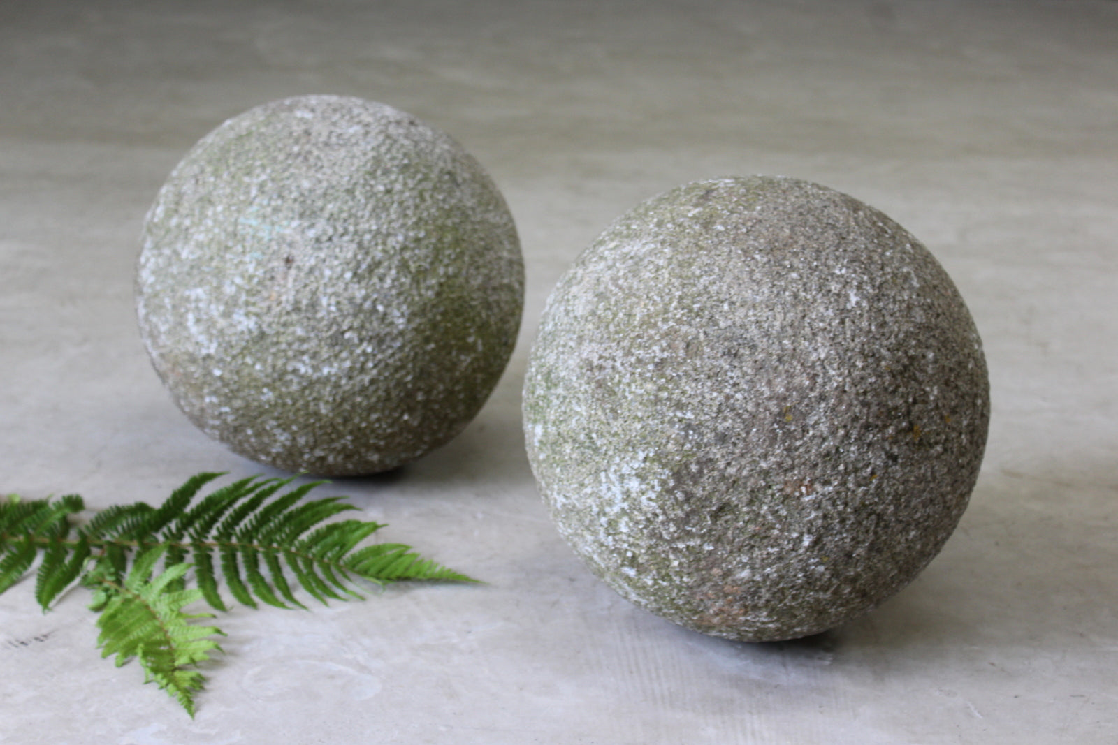 Pair Large Granite Balls - Kernow Furniture