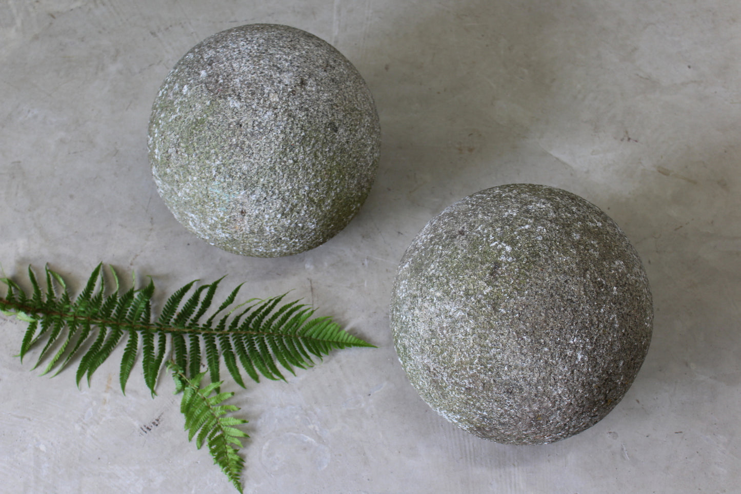 Pair Large Granite Balls - Kernow Furniture