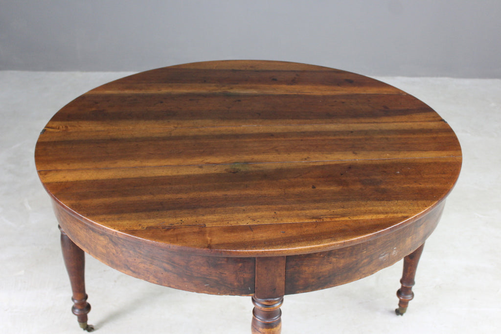 Antique French Fold Over Table - Kernow Furniture