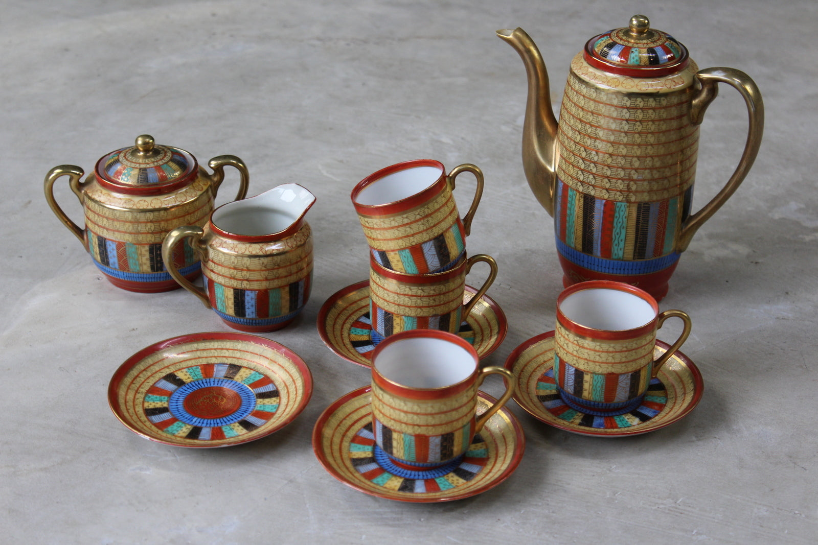 Japanese Chikaramachi Thousand Faces Coffee Set - Kernow Furniture