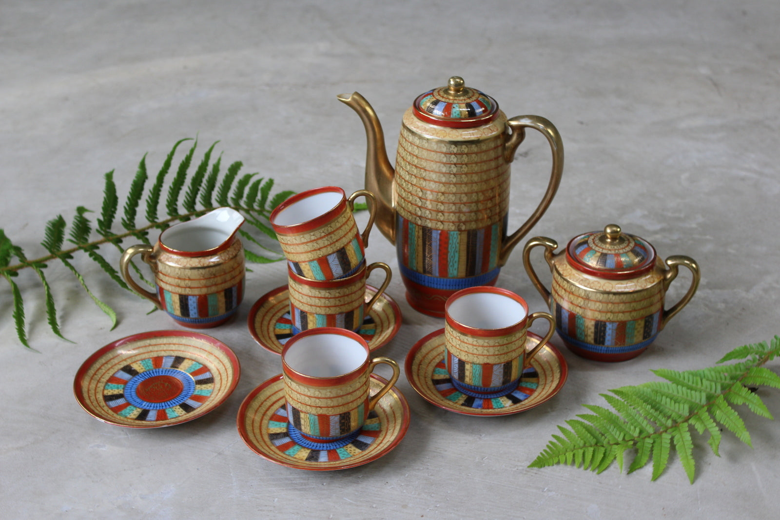 Japanese Chikaramachi Thousand Faces Coffee Set - Kernow Furniture