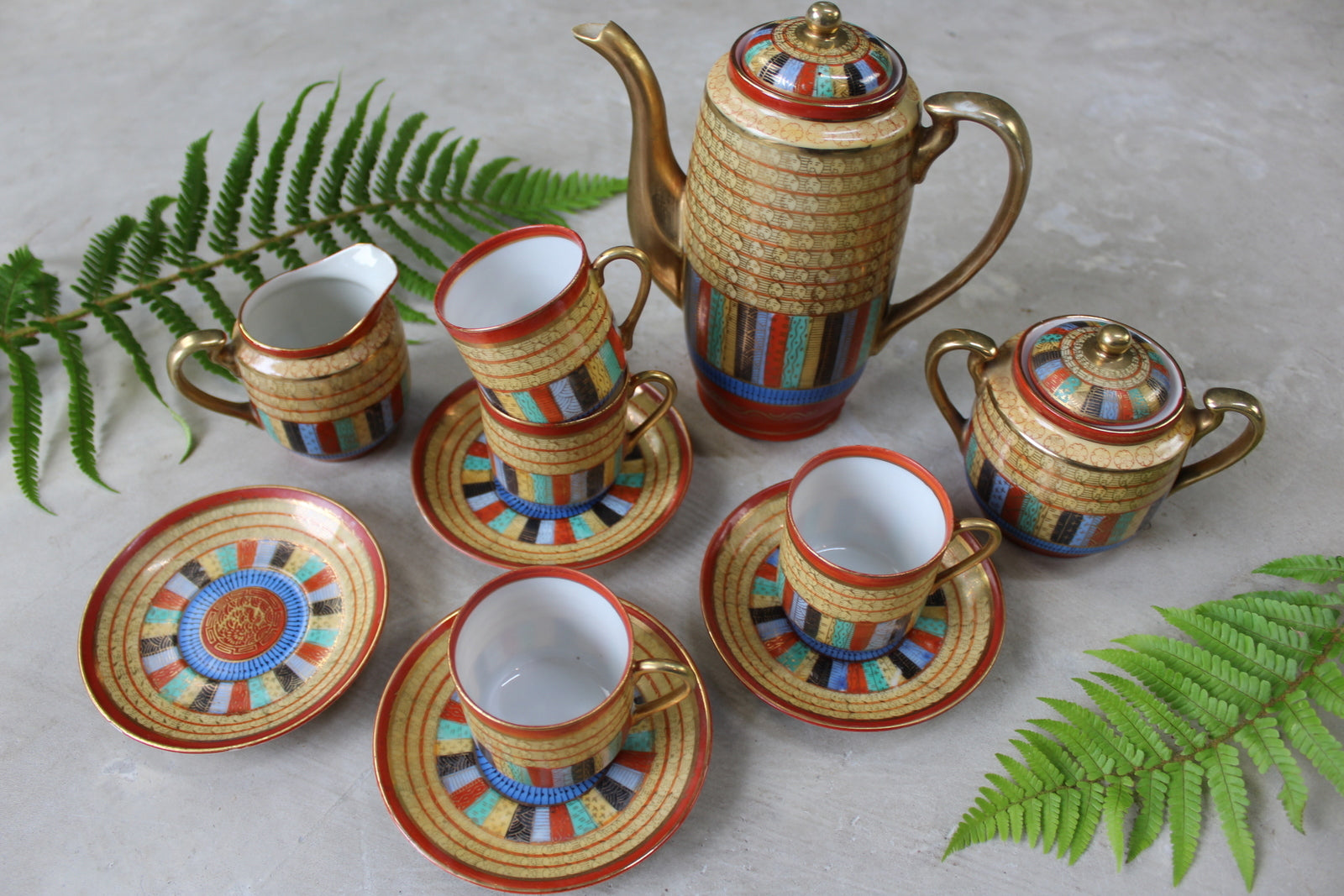 Japanese Chikaramachi Thousand Faces Coffee Set - Kernow Furniture