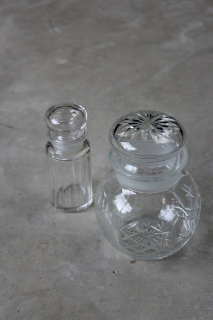 Vintage Glass Jars - Kernow Furniture