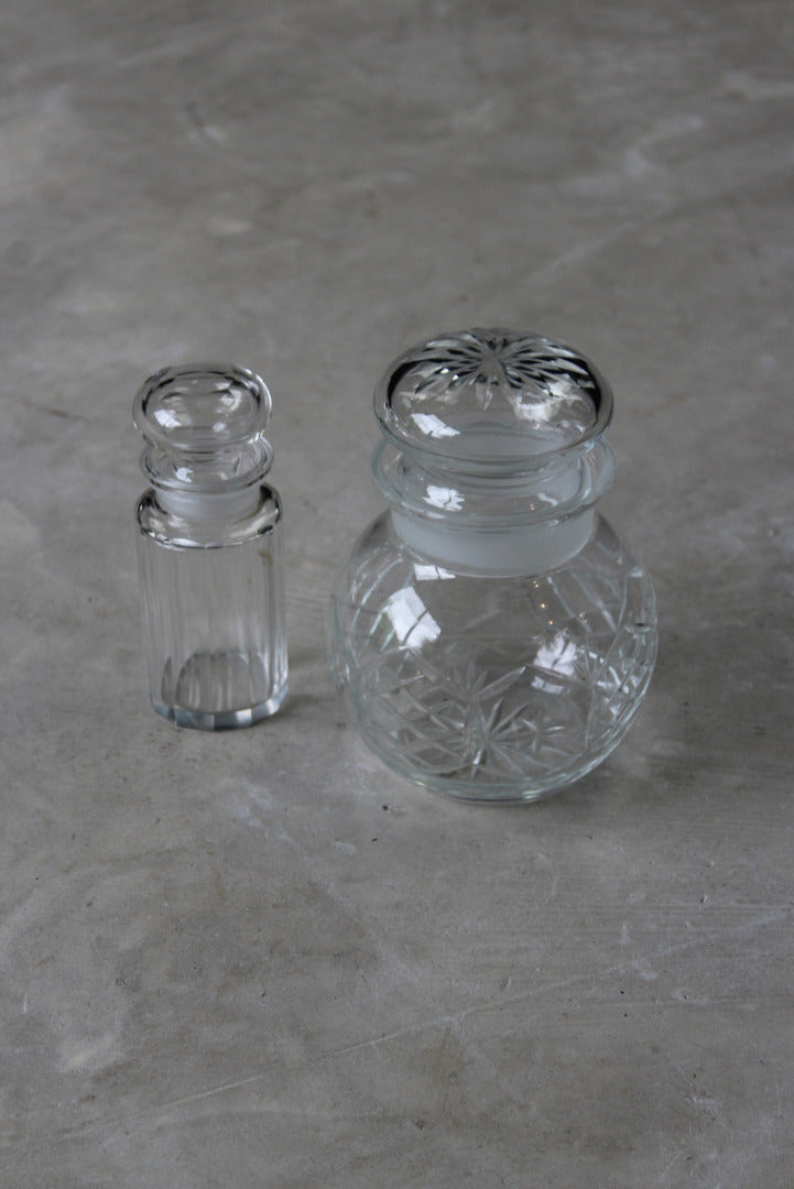 Vintage Glass Jars - Kernow Furniture