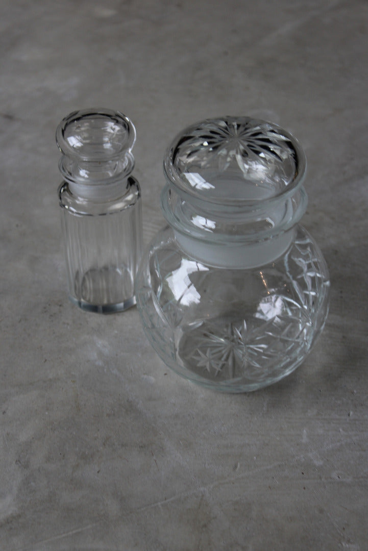 Vintage Glass Jars - Kernow Furniture