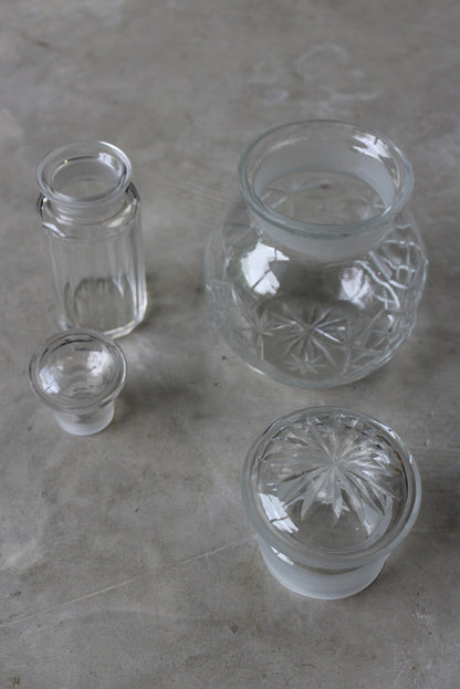 Vintage Glass Jars - Kernow Furniture