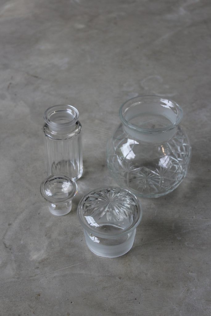Vintage Glass Jars - Kernow Furniture
