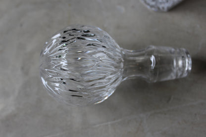 Mid Century Square Glass Decanter - Kernow Furniture