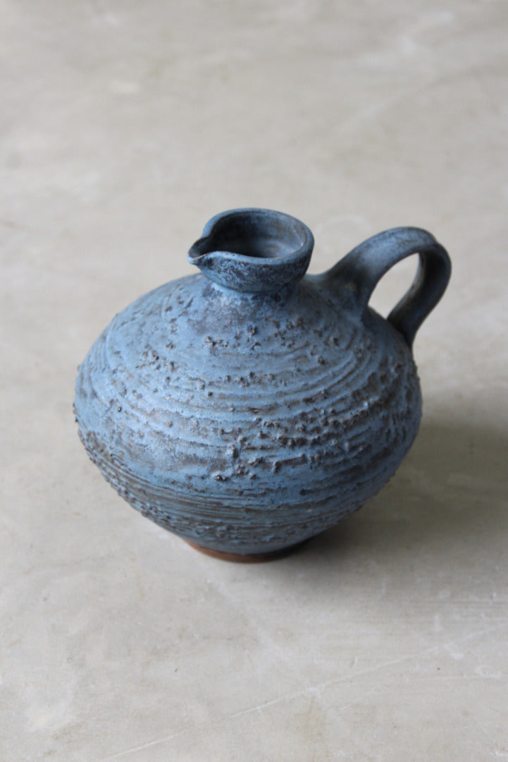 Blue Fat Lava Jug - Kernow Furniture