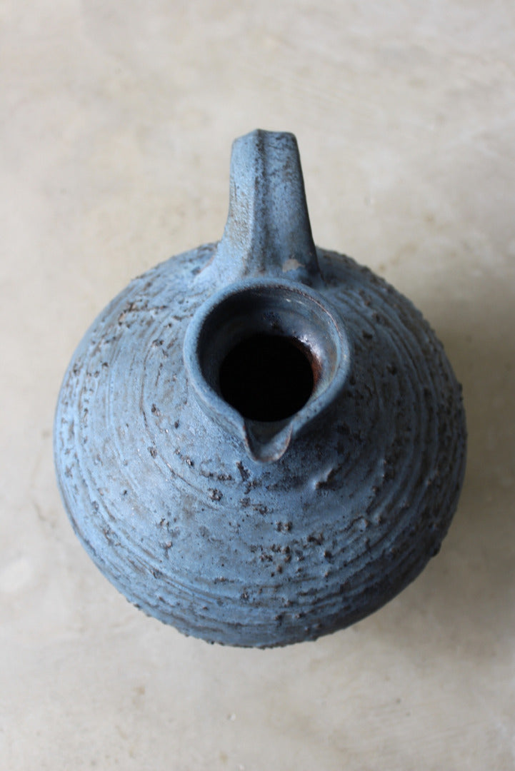 Blue Fat Lava Jug - Kernow Furniture