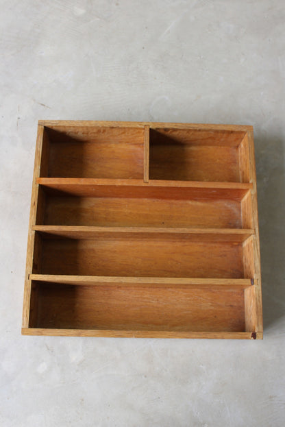 Oak Cutlery Tray - Kernow Furniture