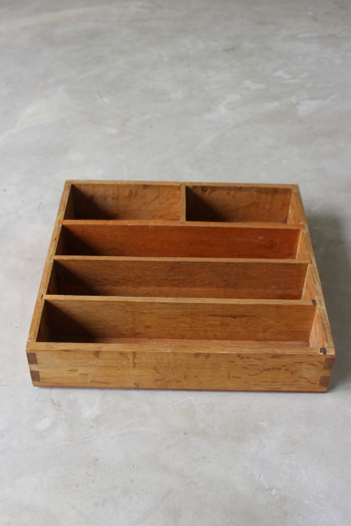 Oak Cutlery Tray - Kernow Furniture