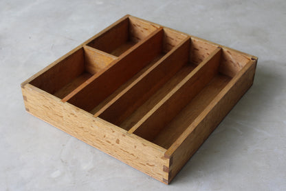 Oak Cutlery Tray - Kernow Furniture