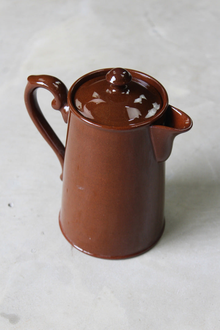 Gibsons Brown Coffee Pot - Kernow Furniture