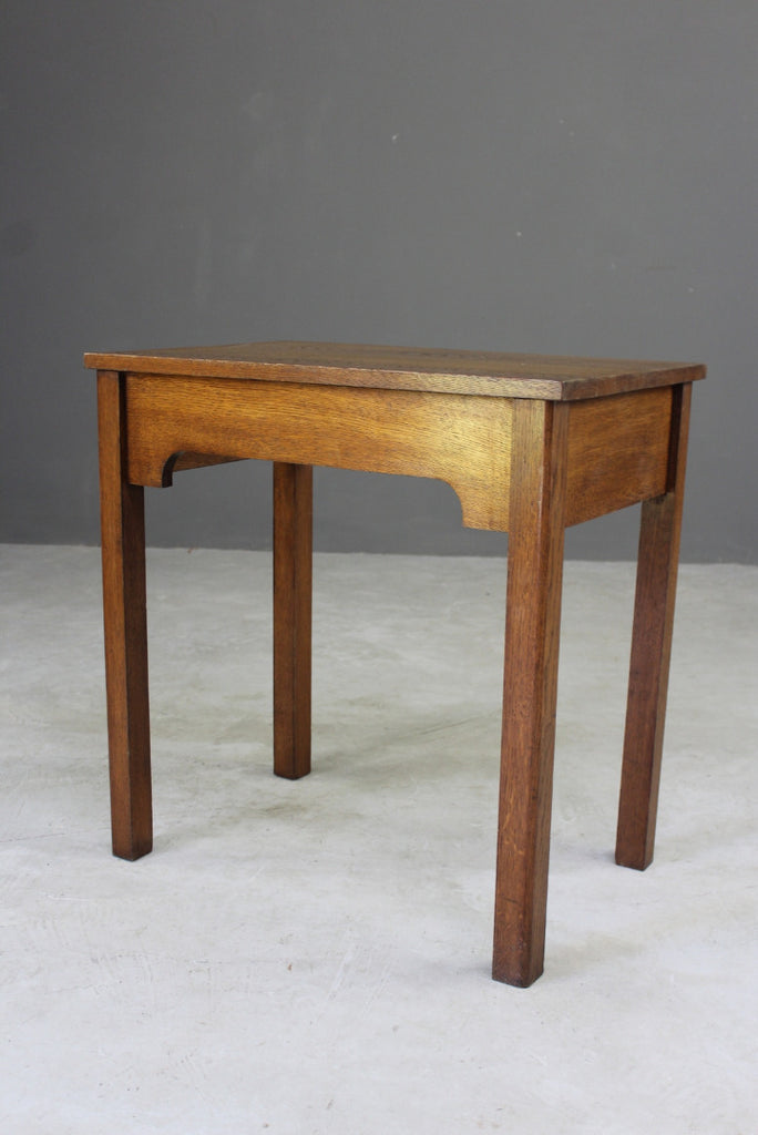 Early 20th Century Oak Side Table - Kernow Furniture