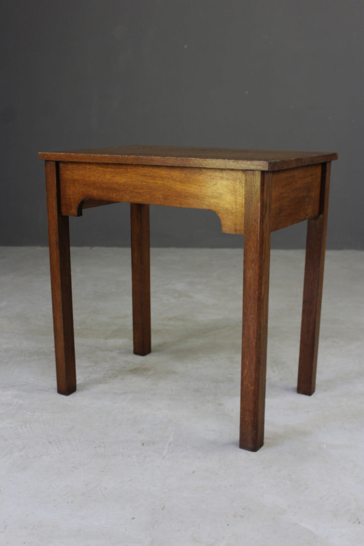 Early 20th Century Oak Side Table - Kernow Furniture