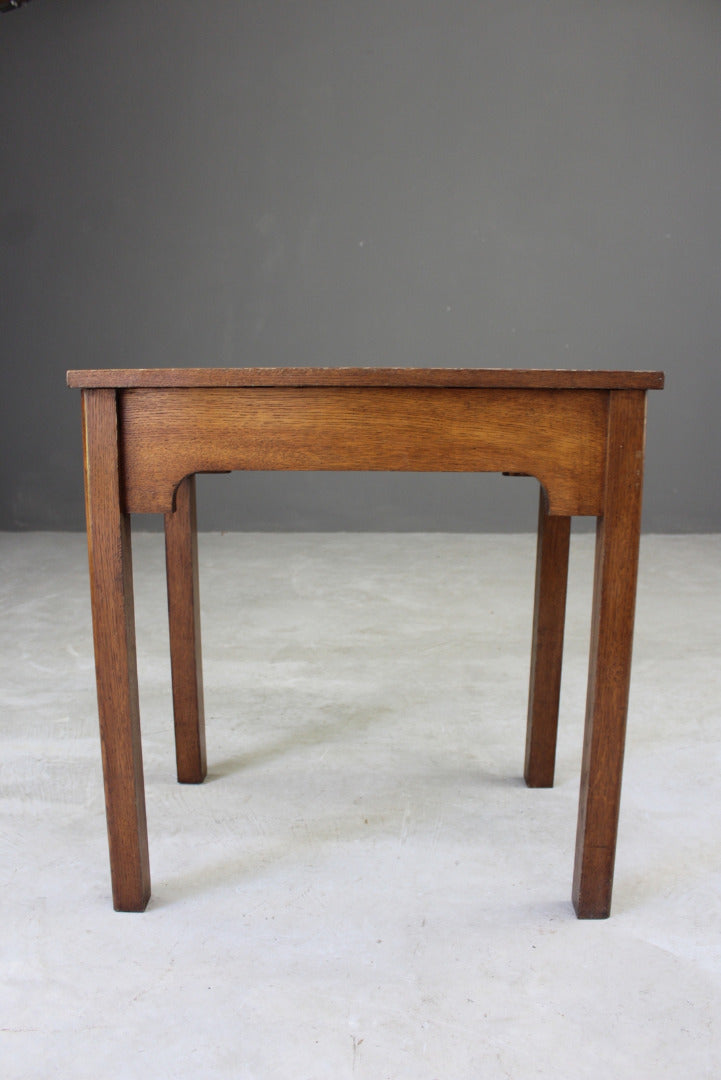 Early 20th Century Oak Side Table - Kernow Furniture