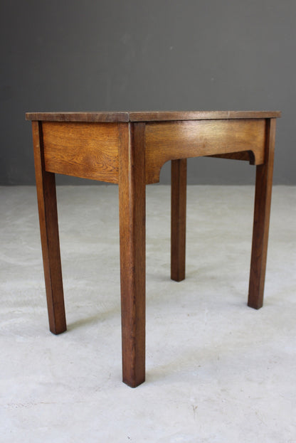 Early 20th Century Oak Side Table - Kernow Furniture