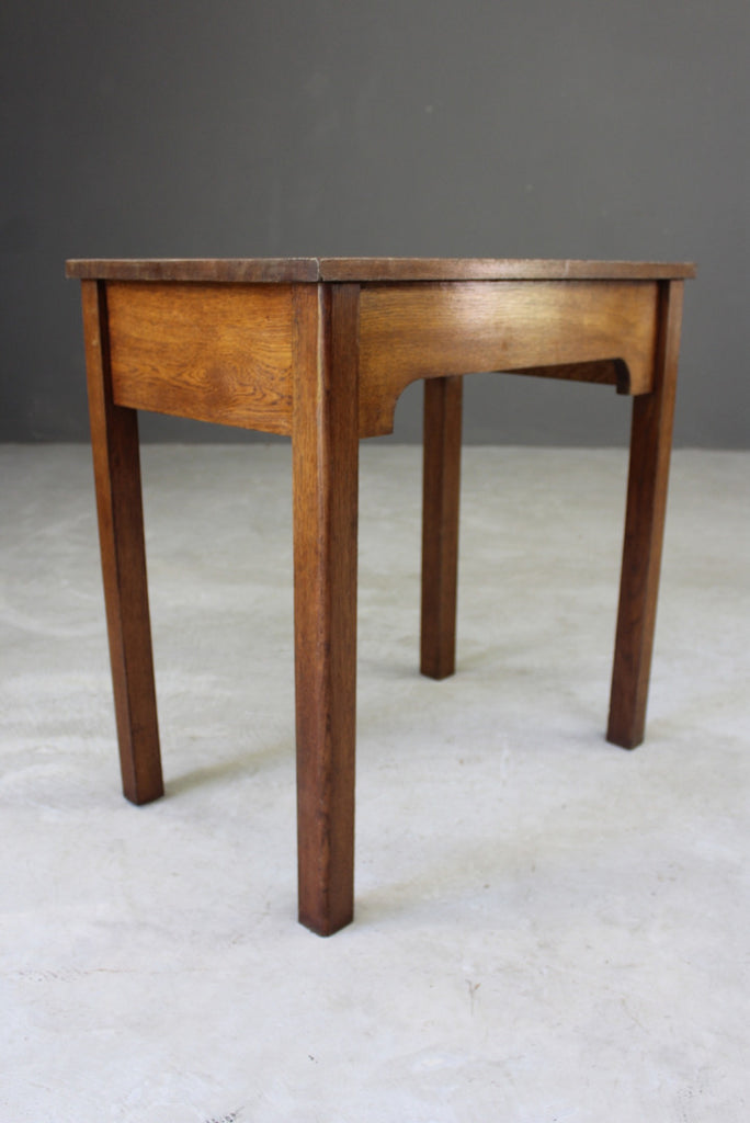 Early 20th Century Oak Side Table - Kernow Furniture