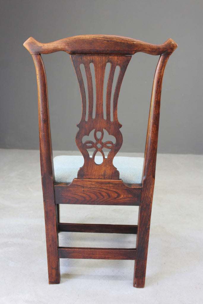 Single Elm Chippendale Style Chair - Kernow Furniture