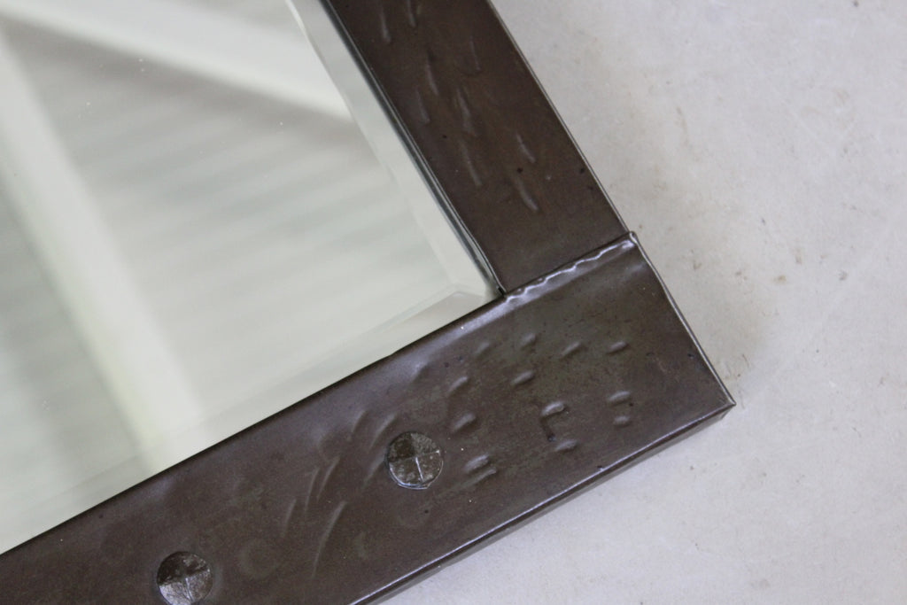 Arts & Crafts Metal Frame Mirror - Kernow Furniture