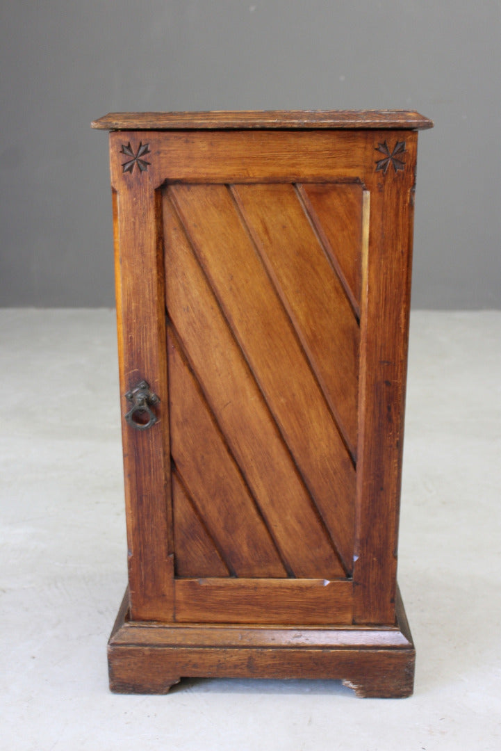 Antique Victorian Bedside Cabinet - Kernow Furniture