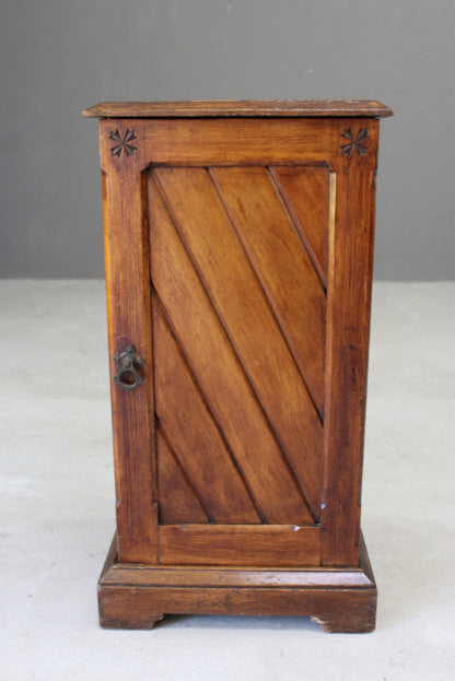 Antique Victorian Bedside Cabinet - Kernow Furniture